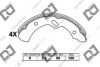 DJ PARTS BS1277 Brake Shoe Set